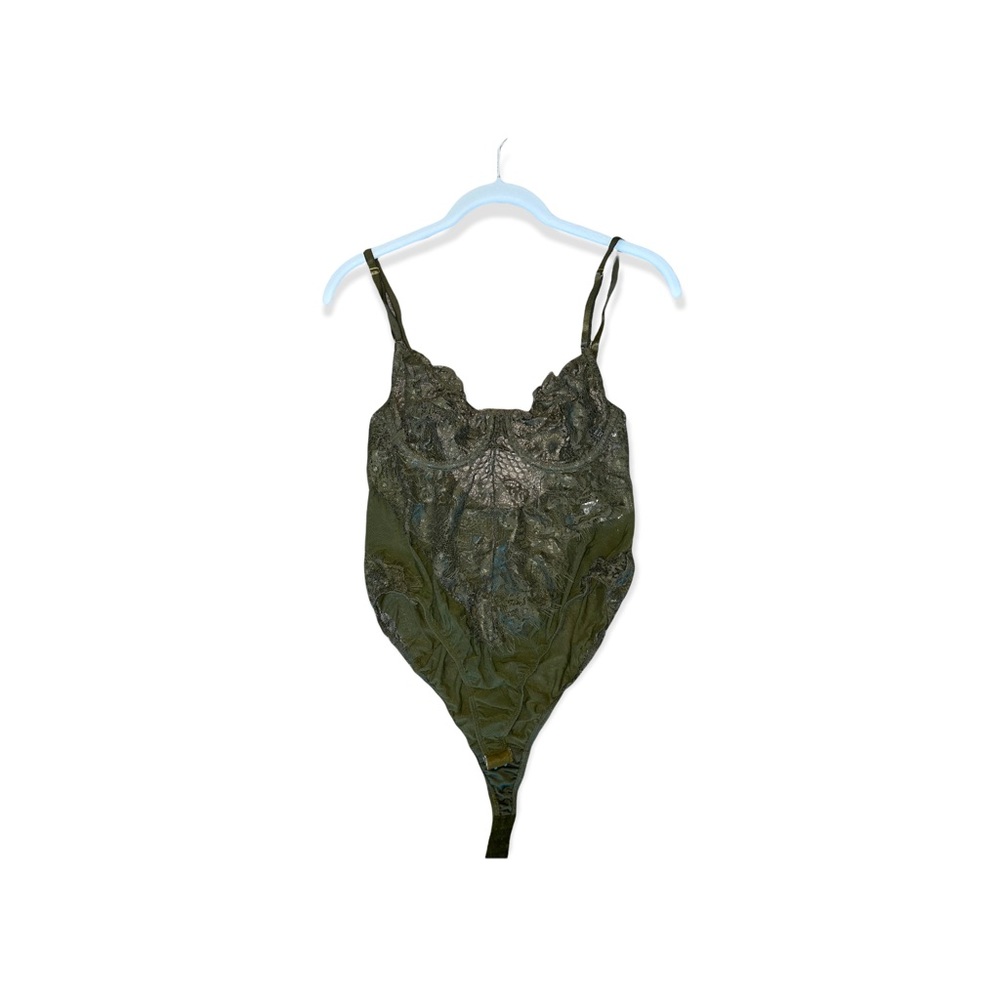Green Lace Bodysuit